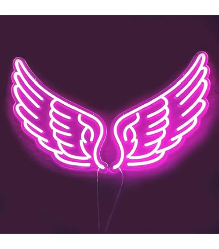 Amazon | ネオンサイン 天使の羽 ネオン管 BAR STUDIO NEON LIGHT SIGN